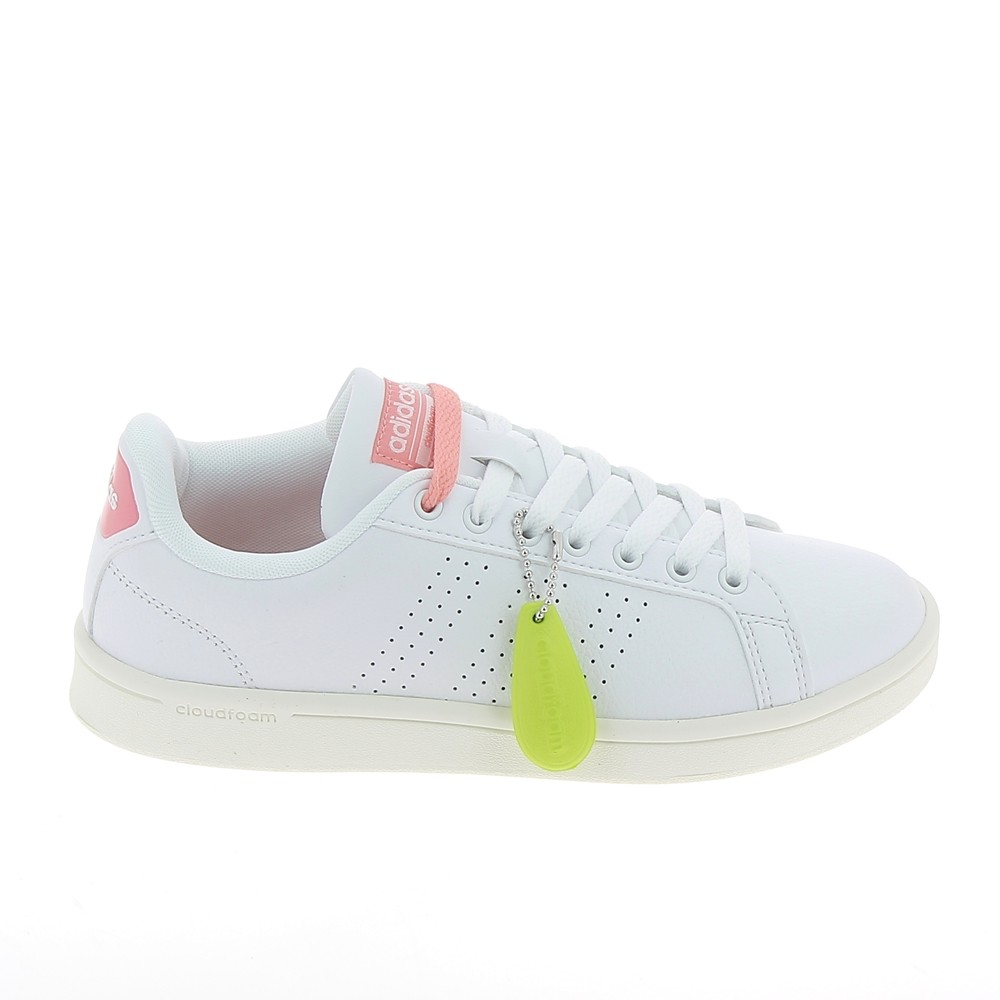 adidas blanche et rose femme