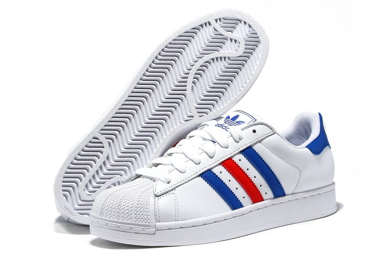 superstar bleu et rouge