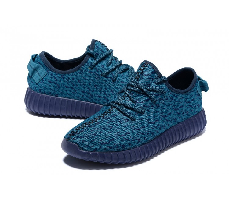yeezy jaune et bleu