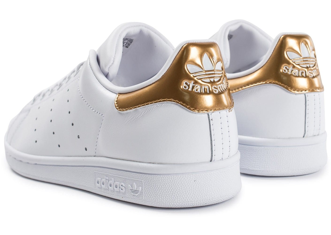 adidas stan smith croco femme or