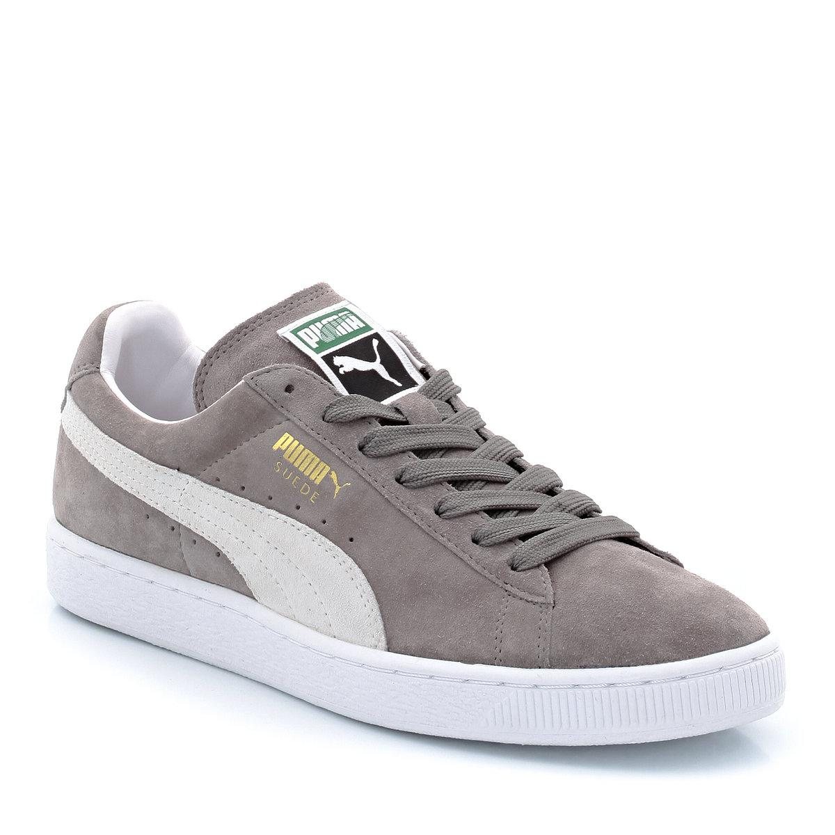 puma grise daim