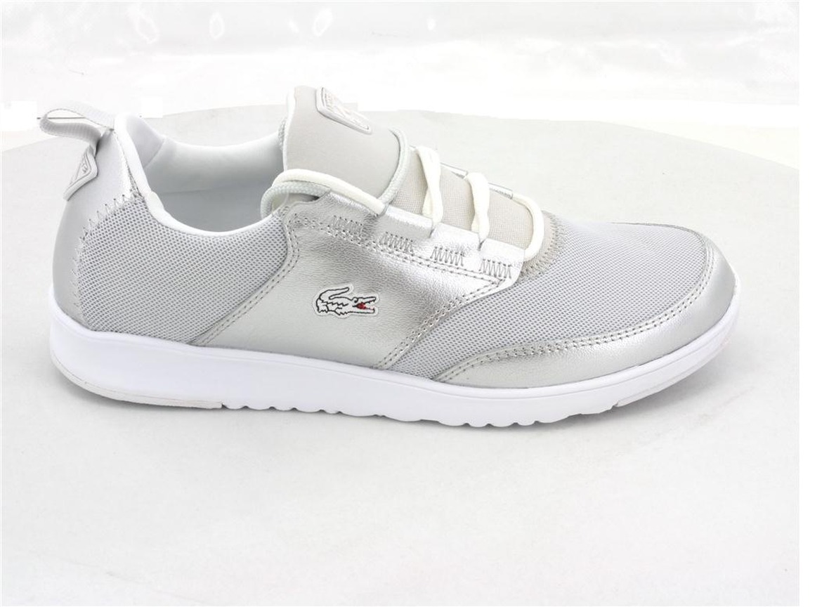basket toile lacoste femme