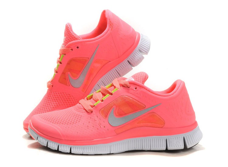 Vente basket nike free run rose fluo Gatorade Daim Vert Pas Chers