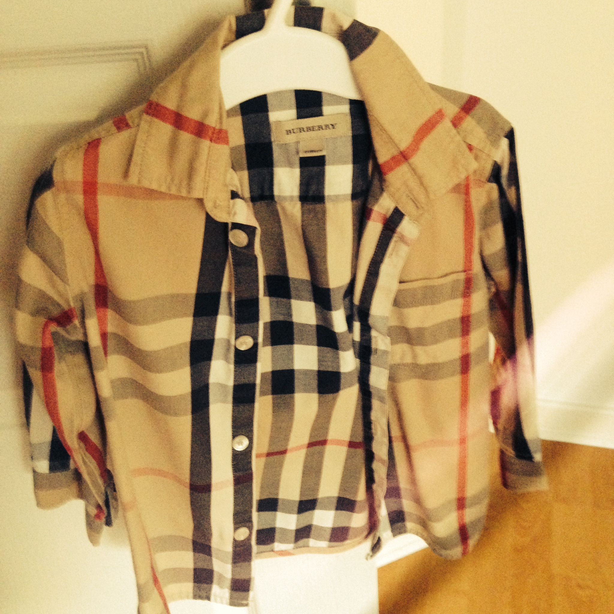 chausson burberry bebe